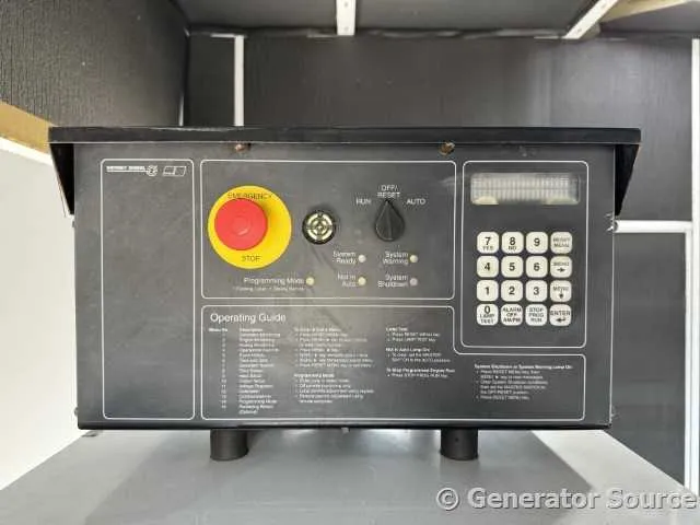 5 1000kw mtu industrial generator unit 090766 control panel