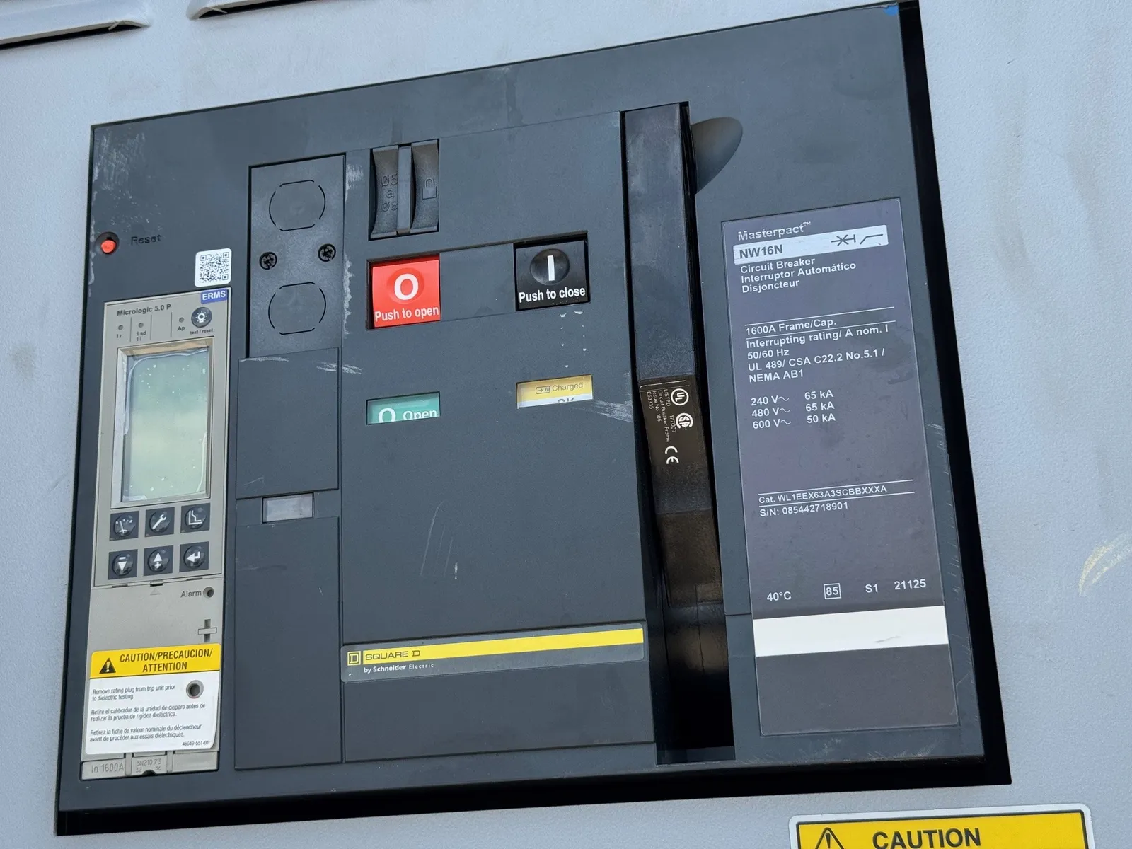 5 1000kw mtu industrial generator unit 092050 control panel
