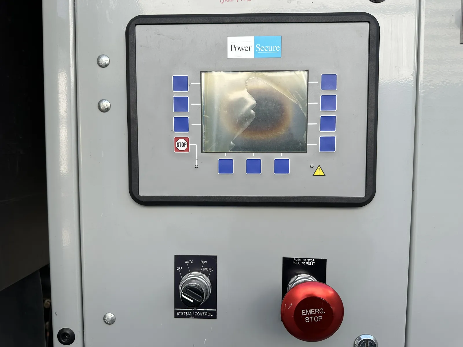 5 1000kw stamford industrial generator unit 089885 control panel