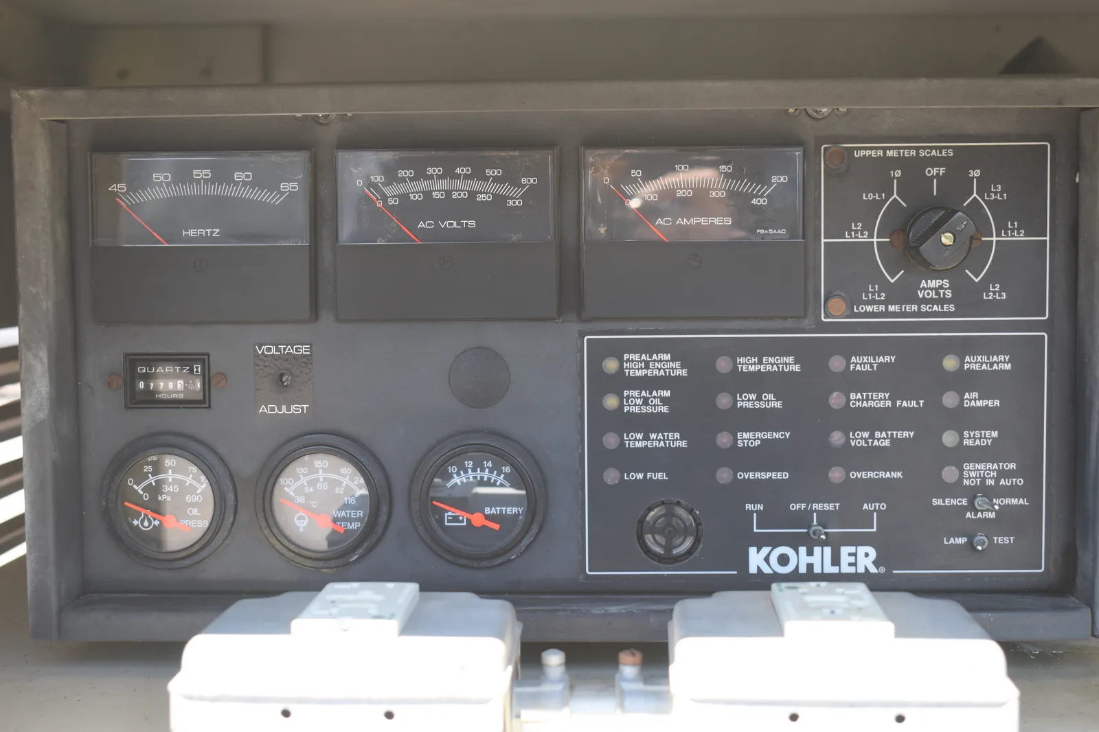 5 100kw kohler industrial generator unit 090253 control panel