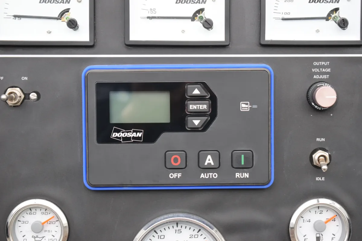 5 120kw doosan industrial generator unit 089999 controls
