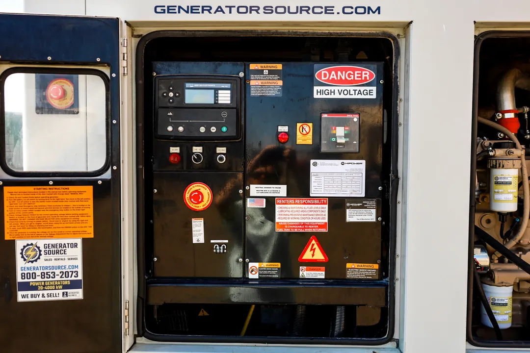 5 130kw hipower industrial generator unit 088908 control panel