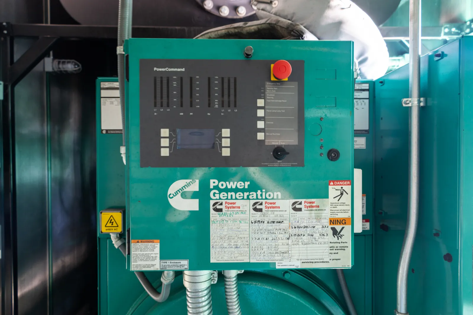 5 1500kw cummins industrial generator unit 091341 control panel