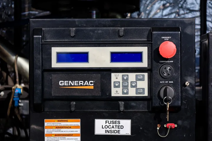 5 150kw generac industrial generator unit 091331 control panel