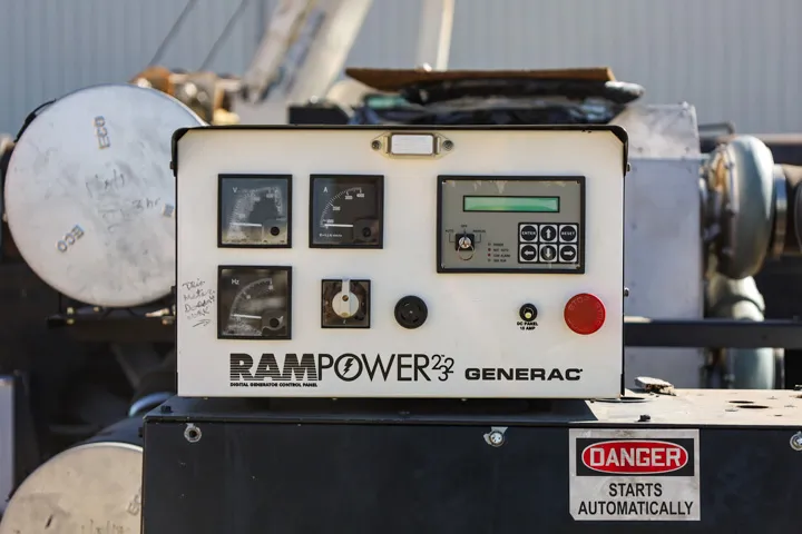 5 2000kw generac industrial generator unit 091552 control panel