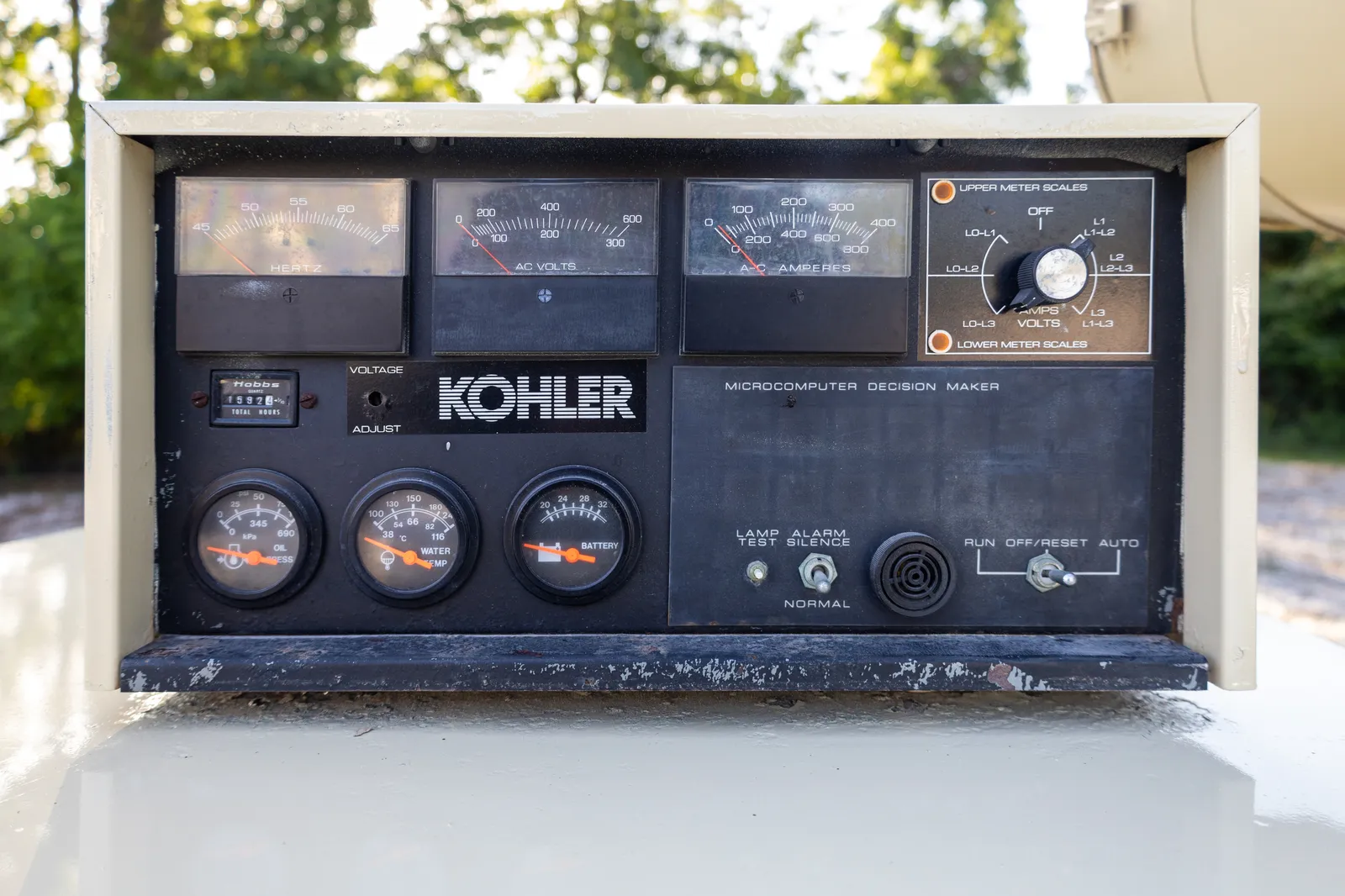 5 200kw kohler industrial generator unit 089437 control panel