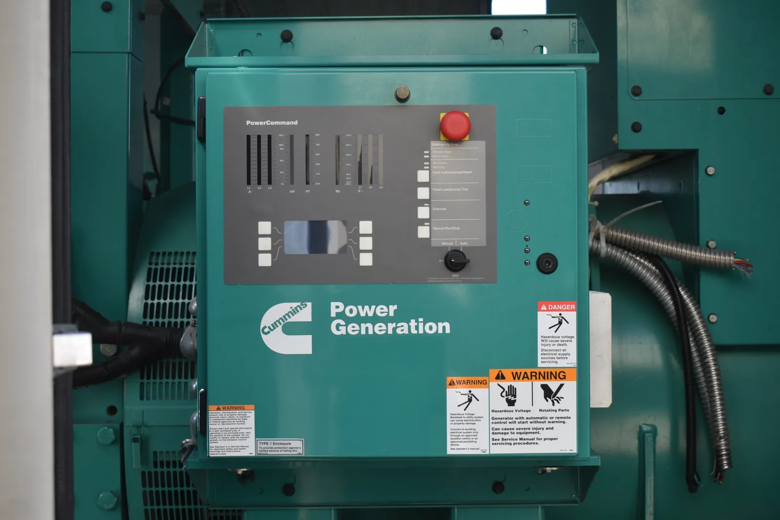 5 2250kw cummins industrial generator unit 090102 controls