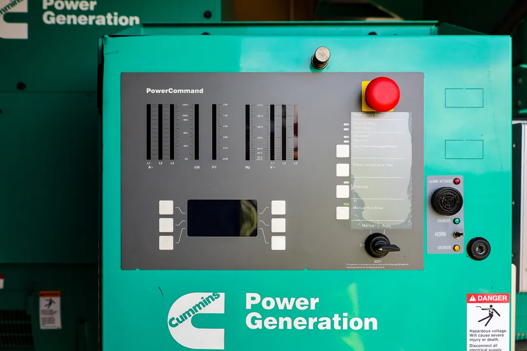 5 2250kw cummins industrial generator unit 092053 control
