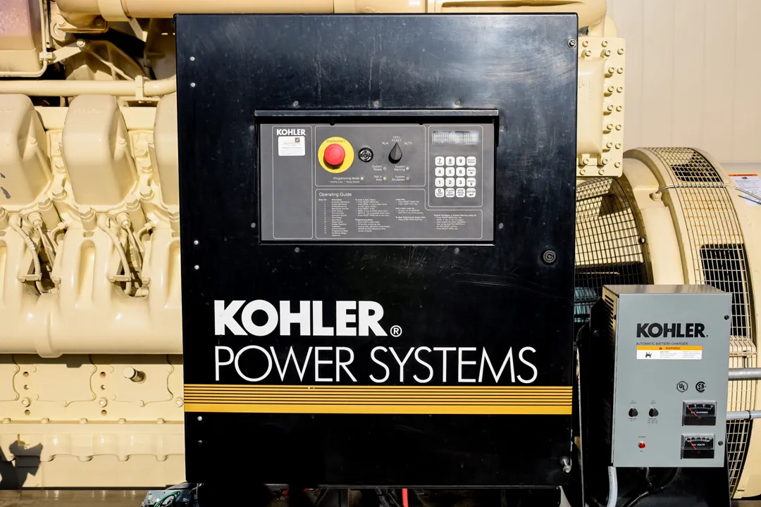 5 2500kw kohler industrial generator unit 091894 controls