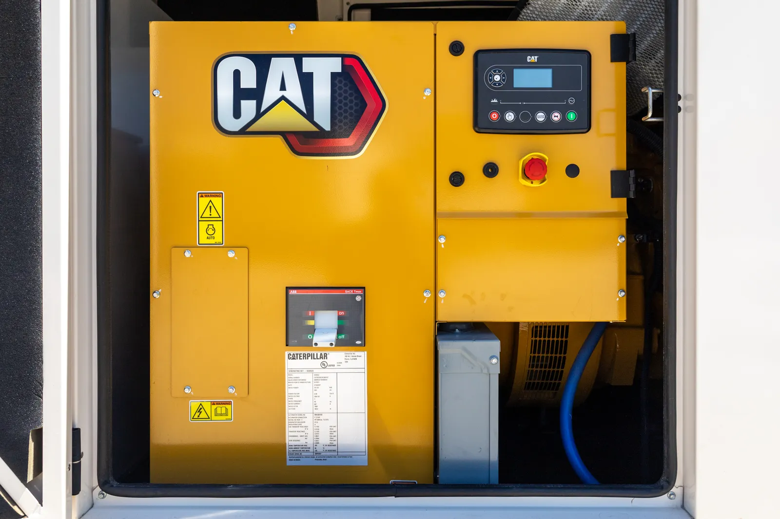 5 250kw caterpillar industrial generator unit 092094 control panel