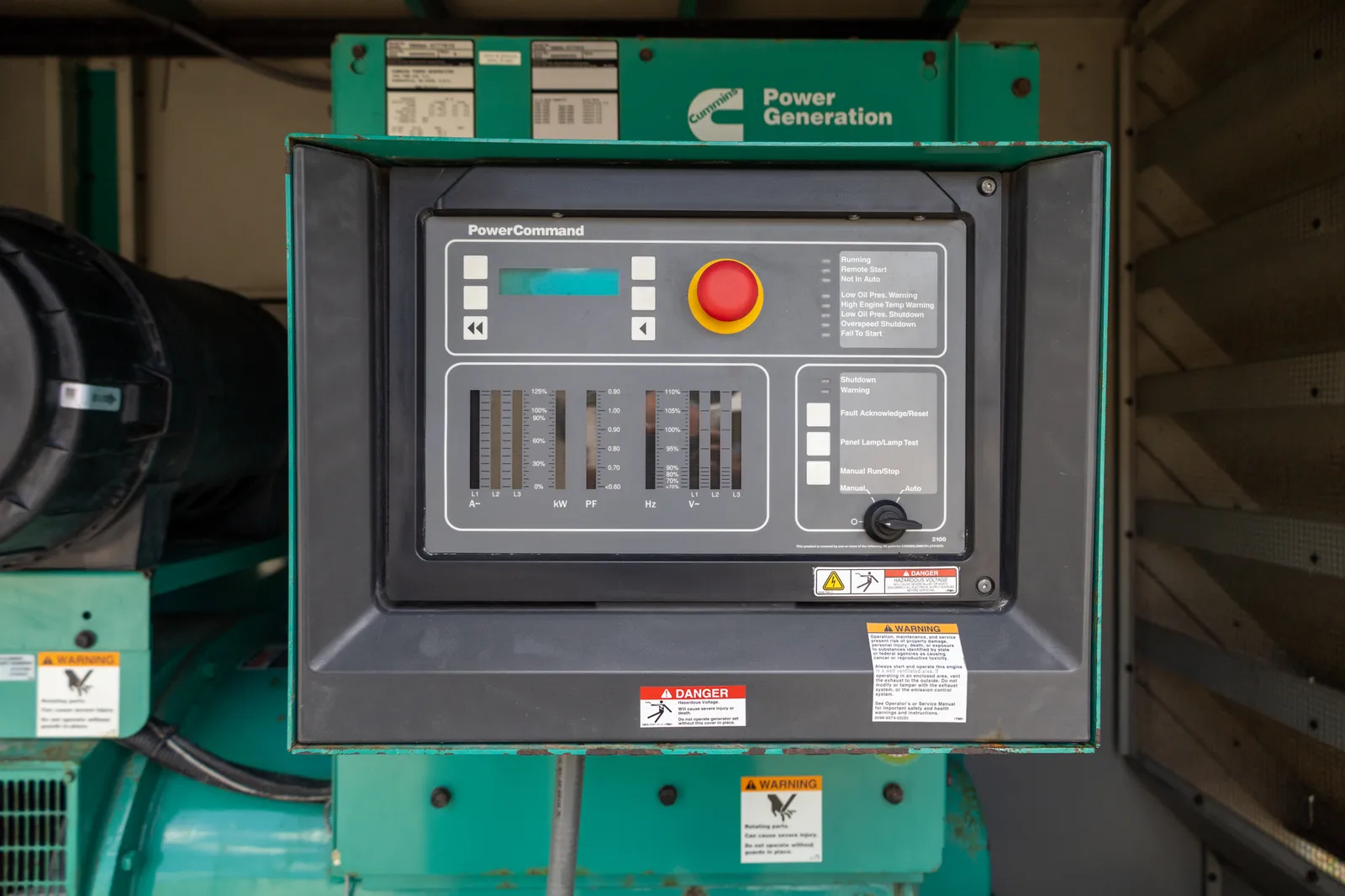 5 250kw cummins industrial generator unit 091466 controls