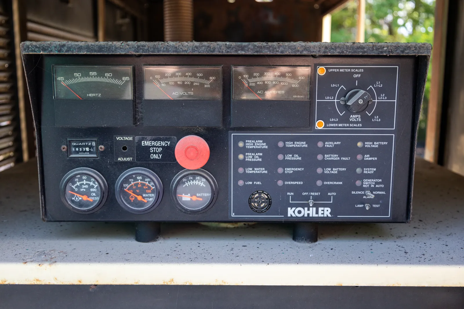 5 260kw kohler industrial generator unit 089653 control panel