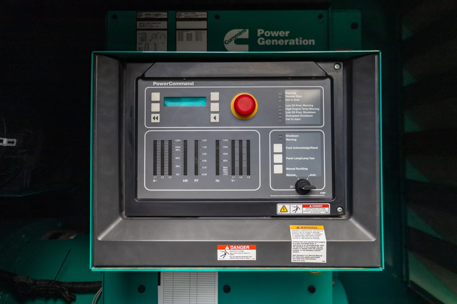 5 300kw cummins industrial generator unit 091536 controls