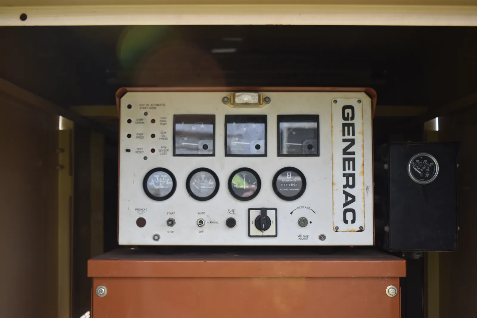 5 30kw generac industrial generator unit 089749 control panel