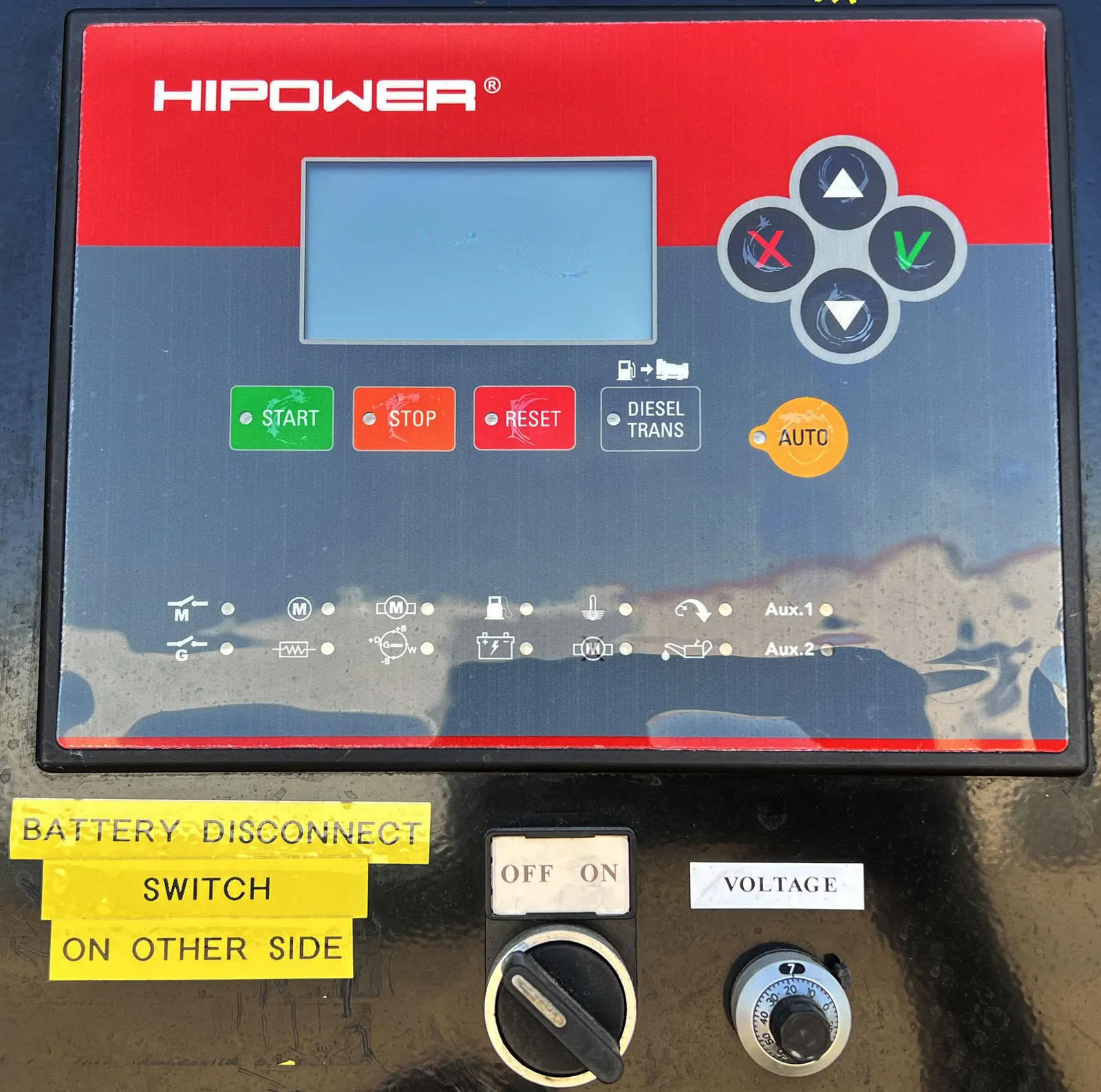 5 345kw hipower htw industrial generator unit 089112 controls