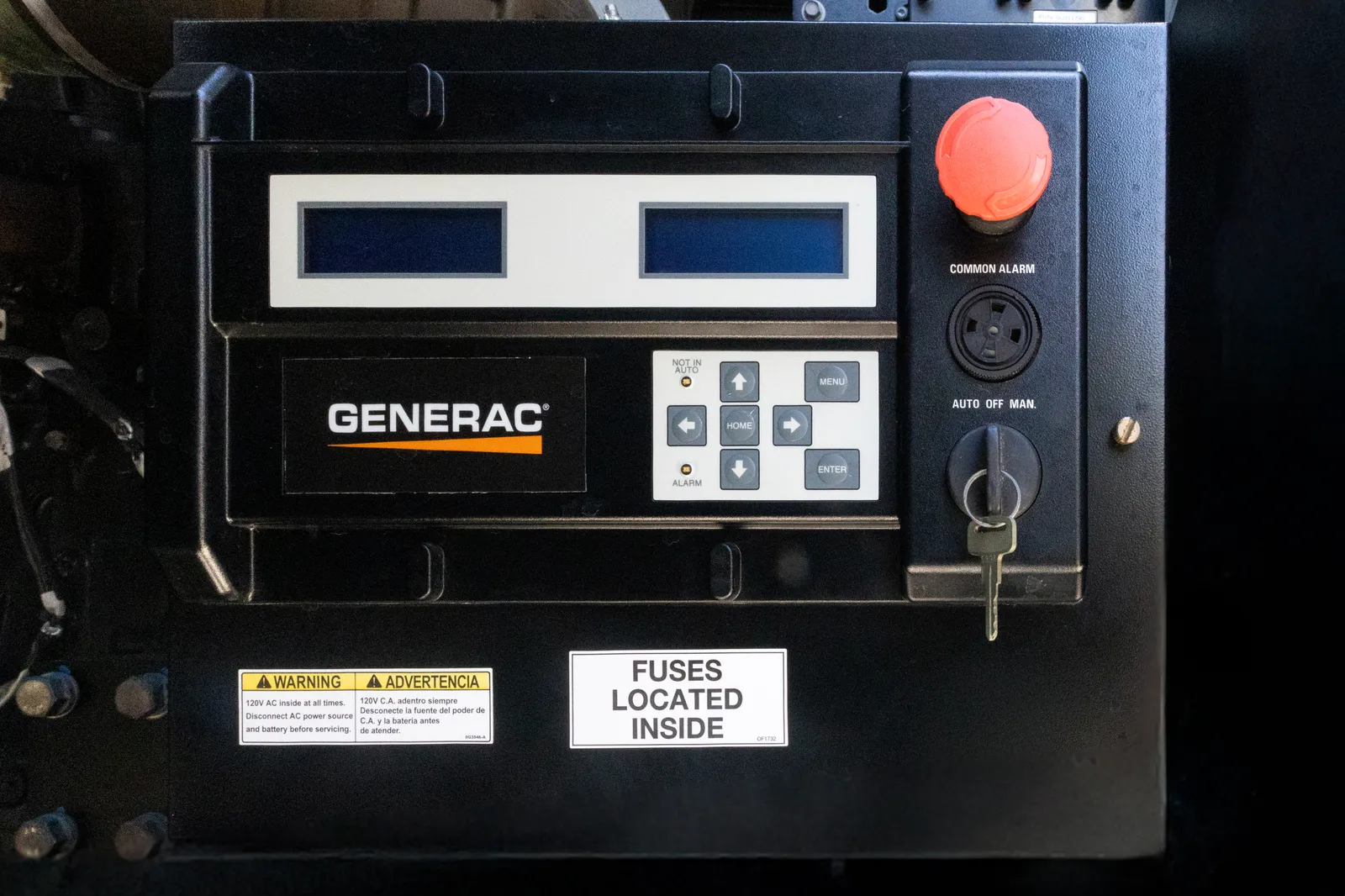 5 350kw generac industrial generator unit 091420 control panel