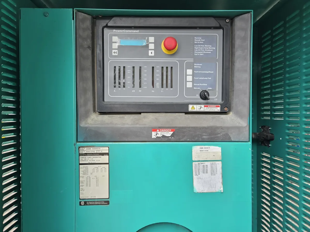 5 35kw cummins industrial generator unit 091472 controls