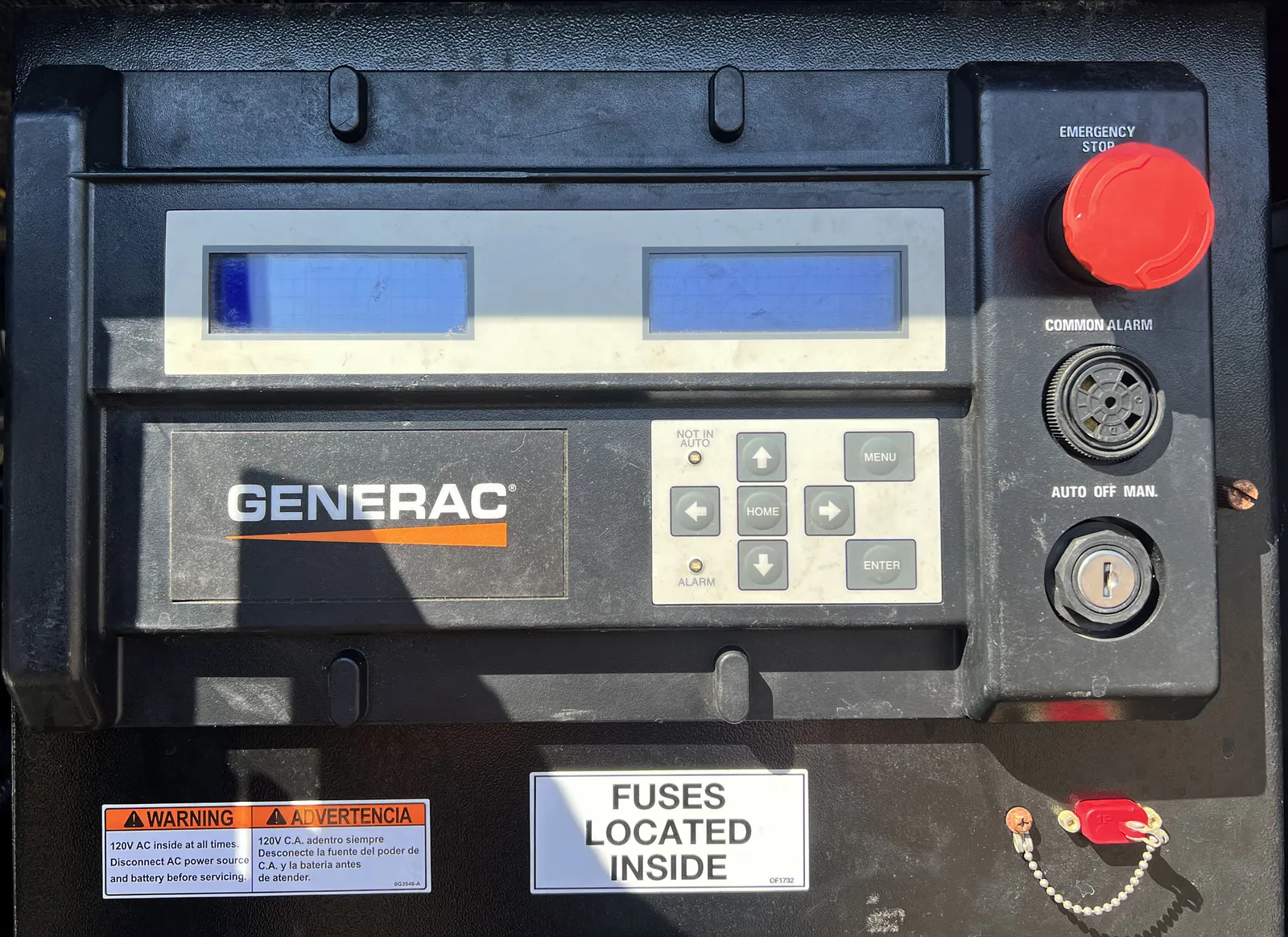 5 35kw generac industrial generator unit 089455 controls