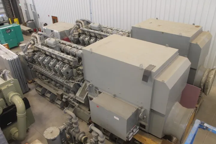 5 4200kw waukesha industrial generator unit 090975 controls