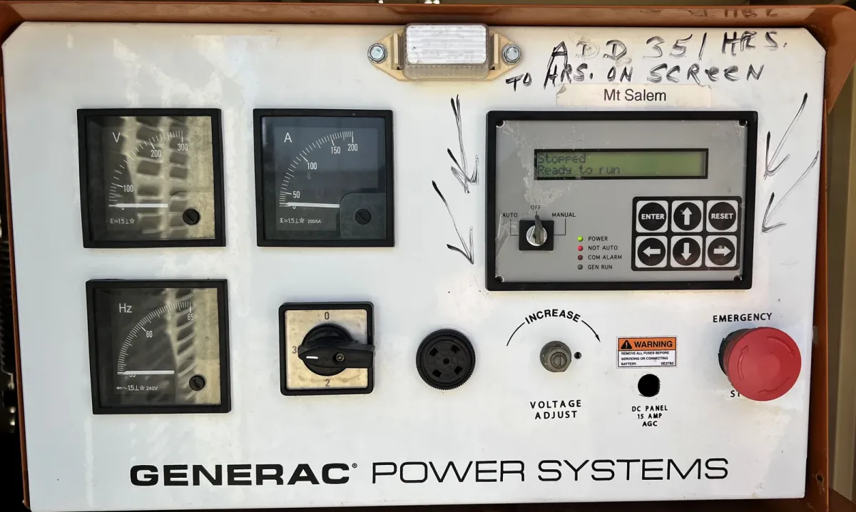 5 45kw generac industrial generator unit 089453 controls