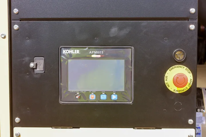 5 500kw kohler industrial generator unit 090301 control panel