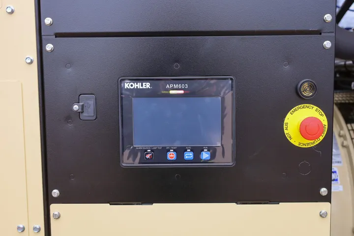 5 500kw kohler industrial generator unit 090302 control panel