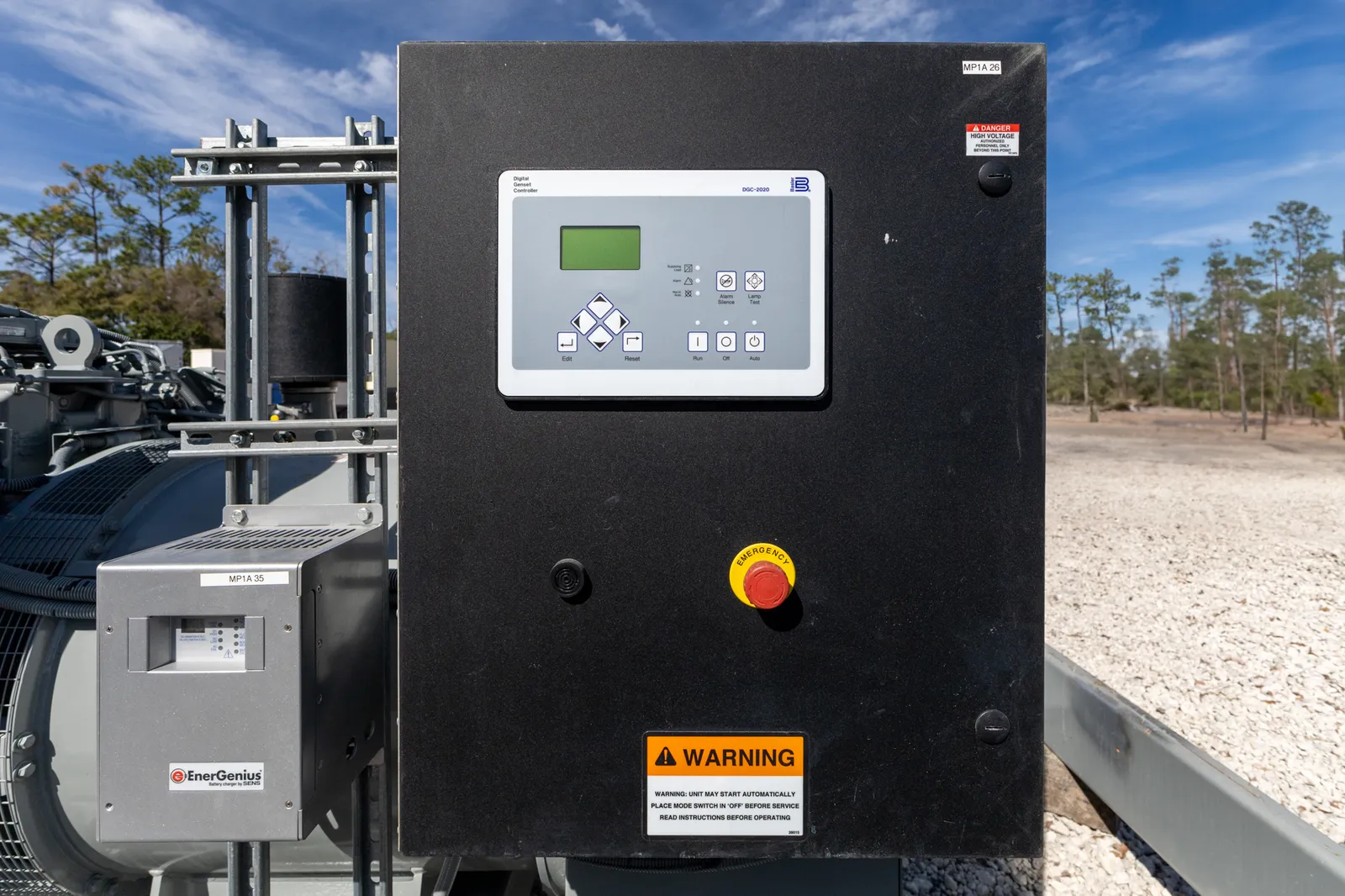 5 500kw mtu industrial generator unit 090714 control panel