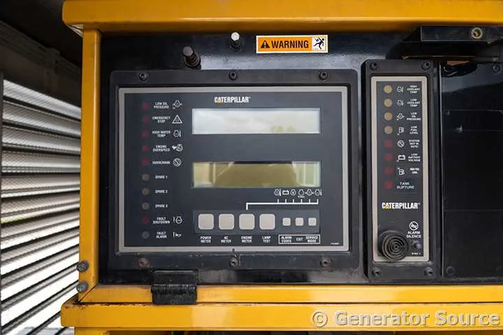 5 600kw caterpillar industrial generator unit 090971 control panel