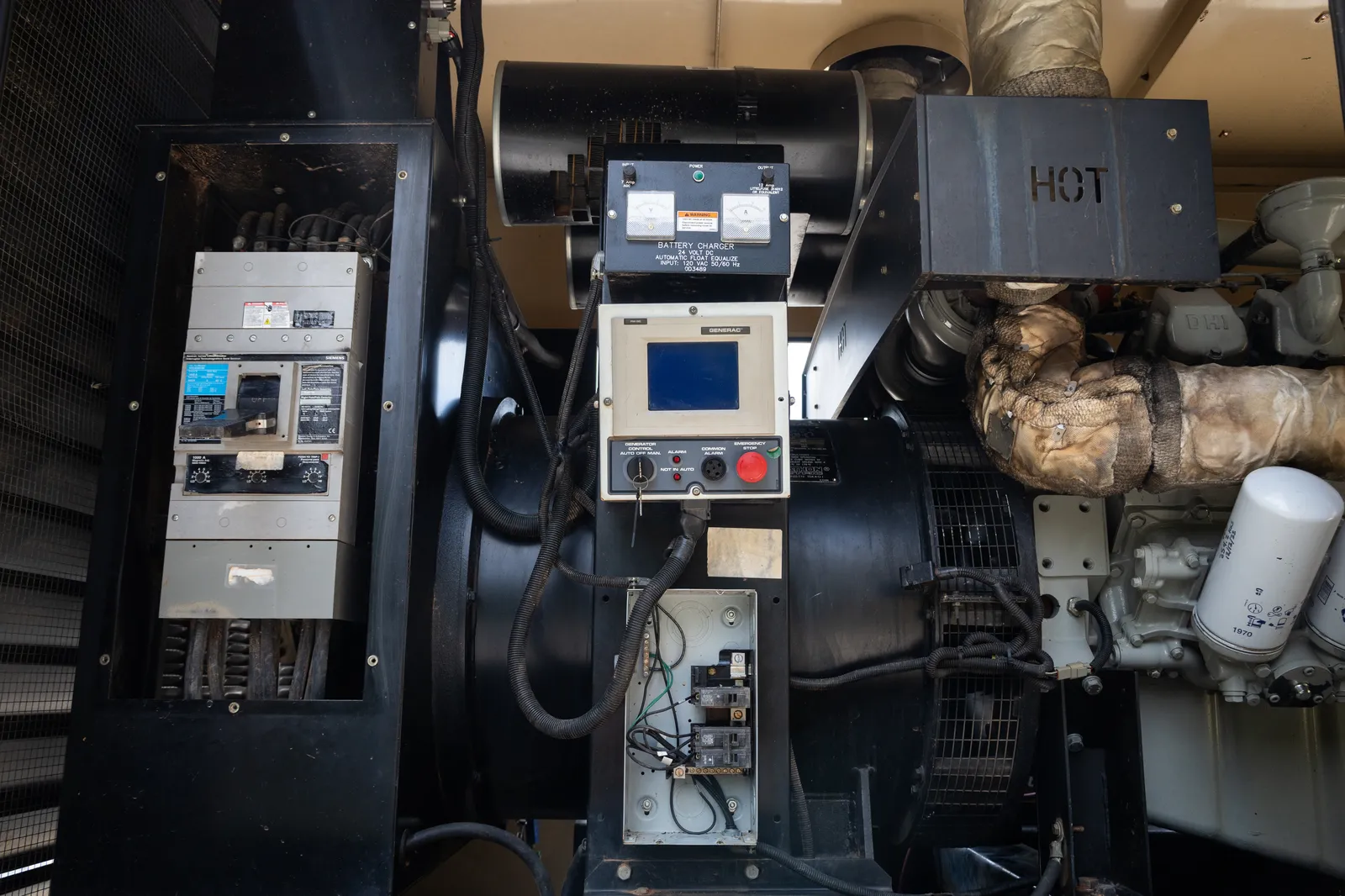 5 600kw generac industrial generator unit 091243 control panel