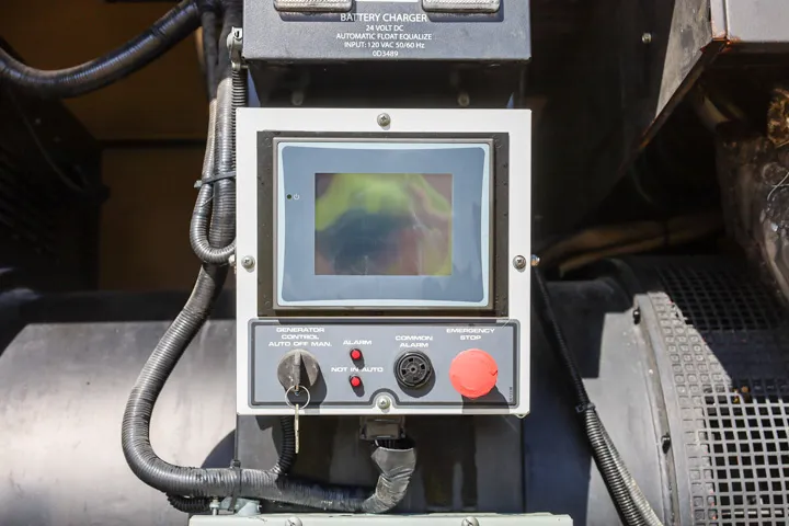 5 600kw generac industrial generator unit 091566 control panel