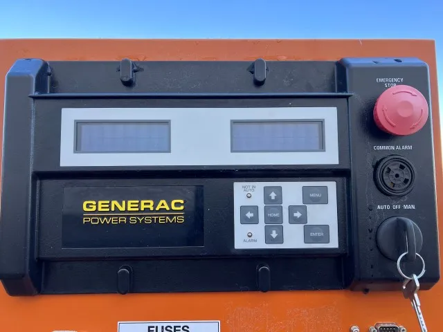 5 60kw generac industrial generator unit 089588 control panel
