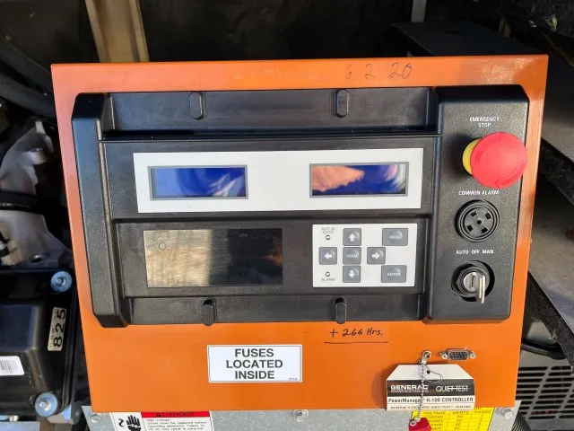 5 70kw generac industrial generator unit 089828 controls