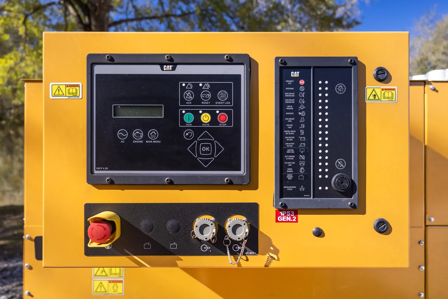 5 800kw cat industrial generator unit 092149 controls