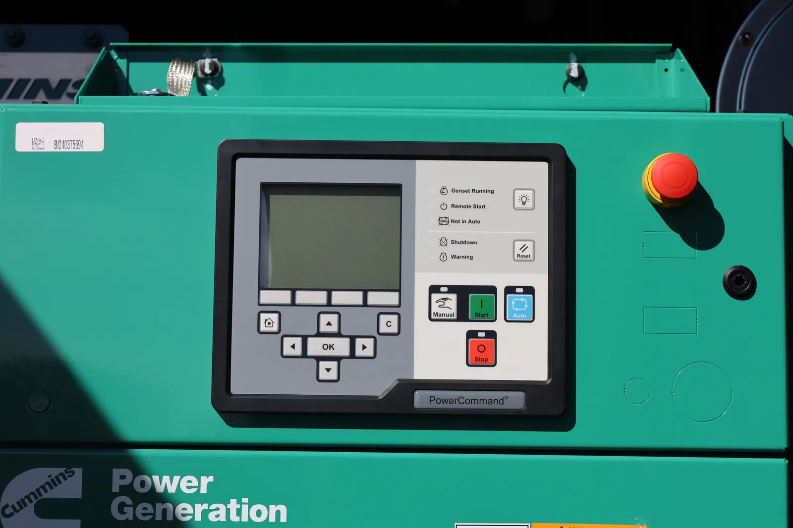 5 800kw cummins industrial generator unit 090350 control panel