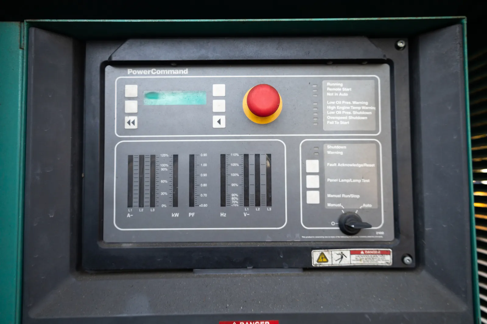 5 80kw cummins industrial generator unit 092178 controls