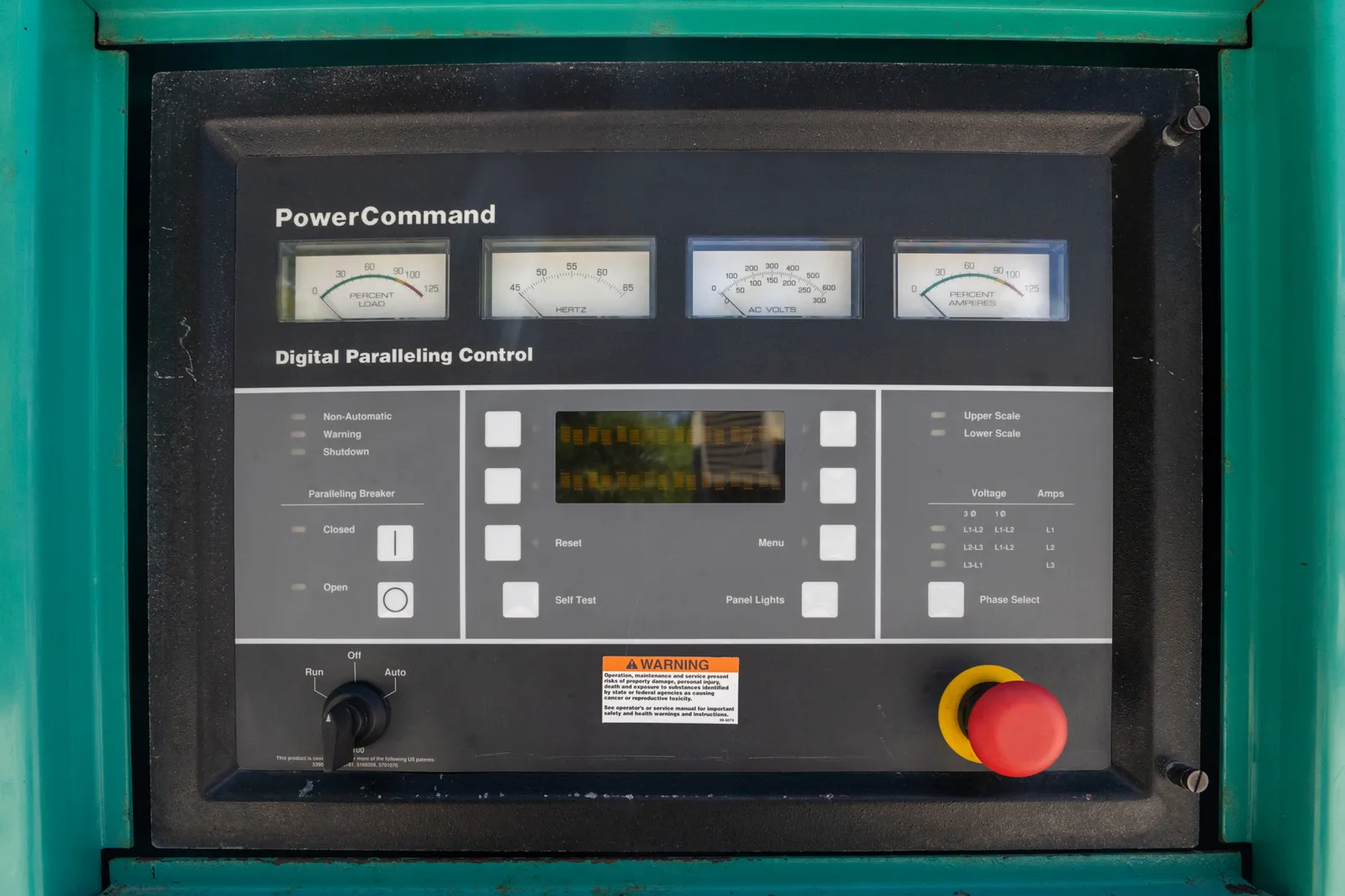 5 900kw cummins industrial generator unit 091162 control panel