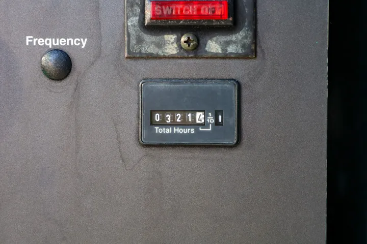 6 200kw cummins industrial generator unit 091661 data tag
