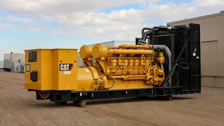 1 2000kw caterpillar industrial generator unit 091773 exterior