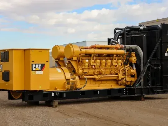 1 2000kw caterpillar industrial generator unit 091773 exterior