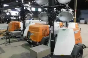 1 6kw generac light tower industrial generator unit 089326 exterior