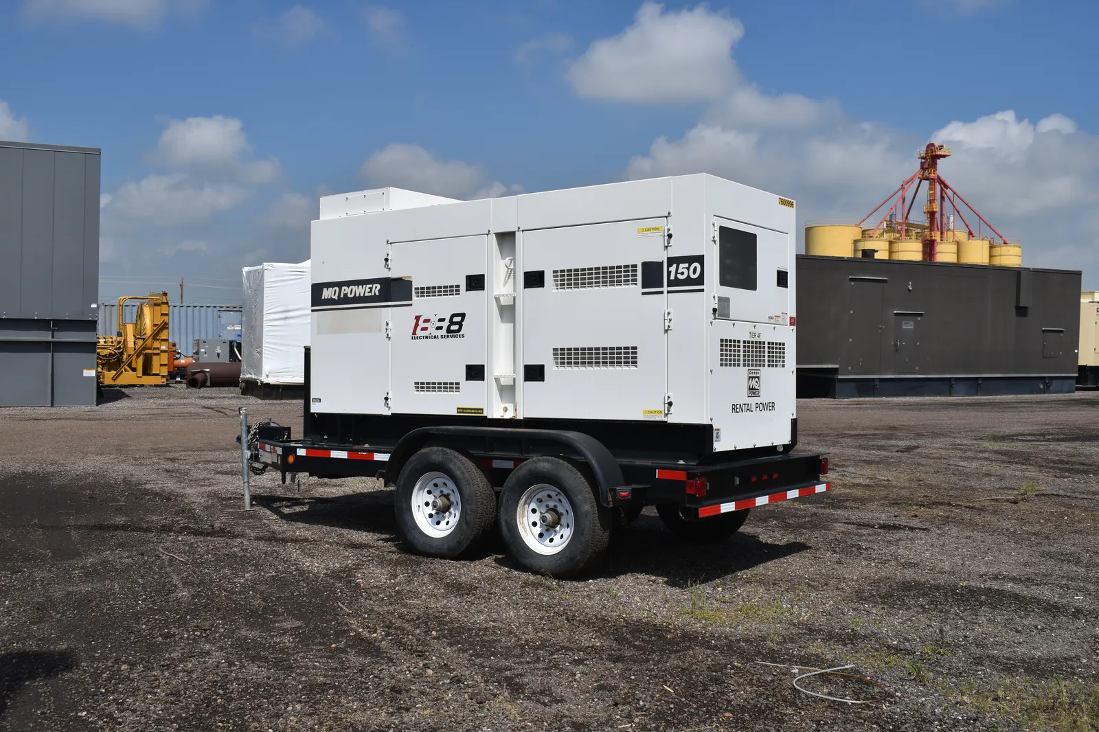 2 120kw mq industrial generator unit 090006 exterior