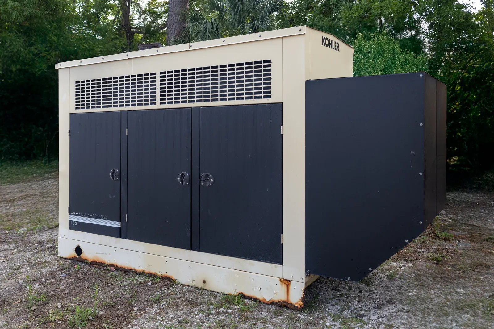 2 135kw kohler industrial generator unit 092317 exterior