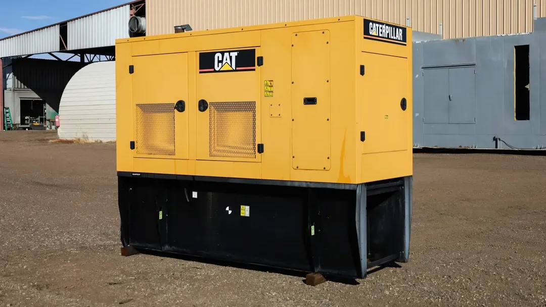 2 150kw caterpillar industrial generator unit 092119 exterior