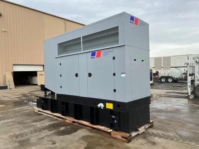 2 200kw mtu industrial generator unit 071488 exterior
