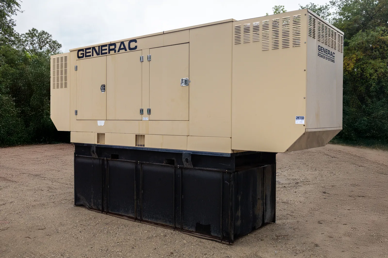 2 350kw generac industrial generator unit 092311 exterior