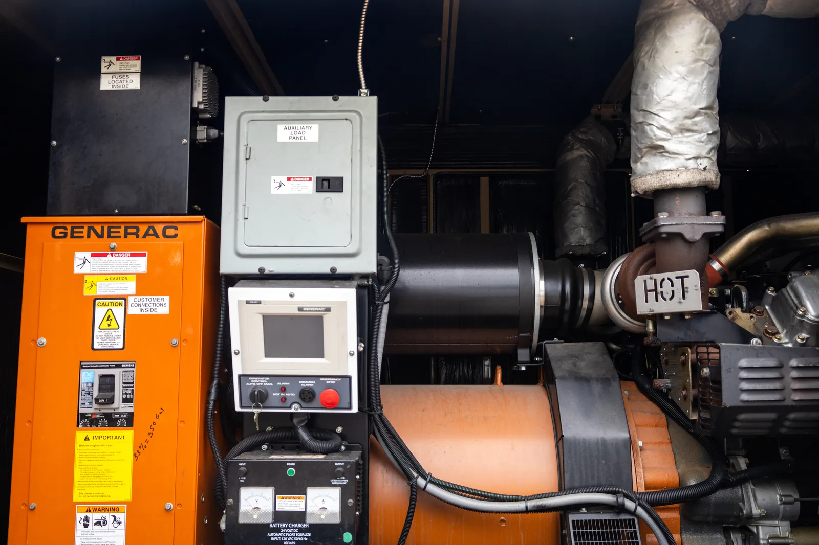 4 350kw generac industrial generator unit 092311 engine