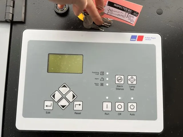 5 200kw mtu industrial generator unit 071488 controls