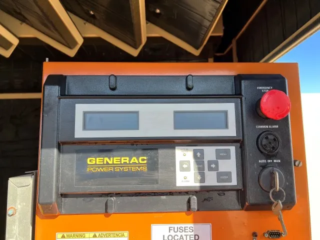 5 50kw generac industrial generator unit 089661 controls
