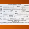 6 350kw generac industrial generator unit 092311 data tag