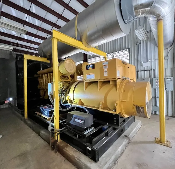 1 1750kw caterpillar industrial generator unit 092442 exterior